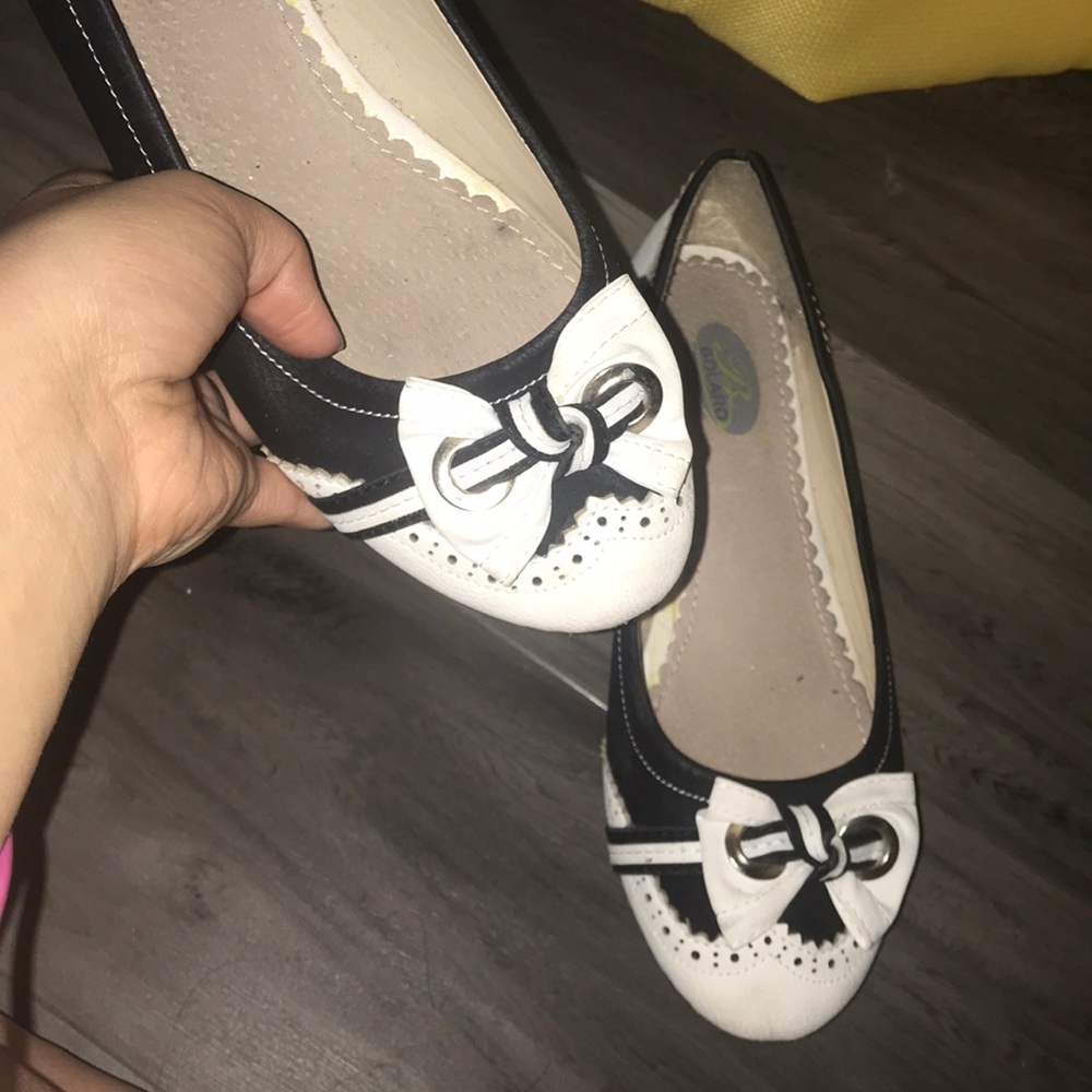 Slightly worn flats